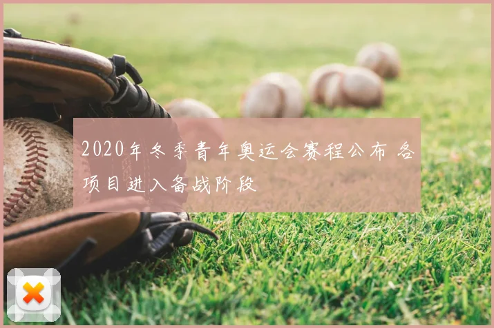 2020年冬季青年奥运会赛程公布 各项目进入备战阶段